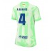 Maillot de foot Barcelona Ronald Araujo #4 Troisième vêtements Femmes 2024-25 Manches Courtes